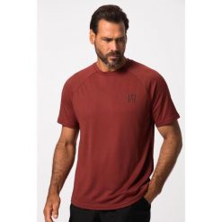 Męski T-shirt FLEXNAMIC® fitness rękaw 1/2 nadruk z tyłu QuickDry. Czerwone koszulki sportowe męskie JAY-PI, m, bez wzorów, z materiału, bez kołnierzyka. Za 143.99 zł.