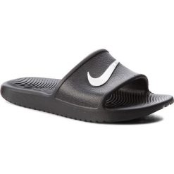 Klapki NIKE - Kawa Shower (GS) AQ0899 001 Black/White. Czarne klapki damskie Nike, z tworzywa sztucznego. Za 79.00 zł.