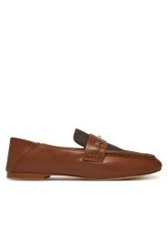 MICHAEL Michael Kors Mokasyny Lena Loafer 40S5LEFP2B Brązowy. Brązowe mokasyny damskie MICHAEL Michael Kors, ze lnu. Za 499.99 zł.
