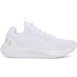 Buty do treningu biegowego Under Armour Dynamic 2. Białe buty sportowe męskie Under Armour, bez zapięcia, na fitness i siłownię. Za 426.75 zł.