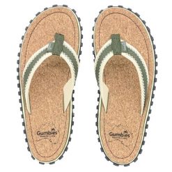 Japonki GUMBIES CORKER FLIP-FLOPS UNISEX. Zielone klapki damskie Gumbies, bez wzorów. Za 99.99 zł.