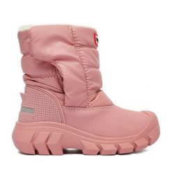 Śniegowce Hunter. Czerwone śniegowce dziewczęce Hunter, bez zapięcia. Za 269.99 zł.