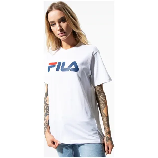 Fila Koszulka Ss Pure Short Sleeve Shirt Ww , biały, rozmiar S. Białe t-shirty damskie Fila, s, bez wzorów, z materiału, klasyczne, bez kołnierzyka. Za 129.99 zł.