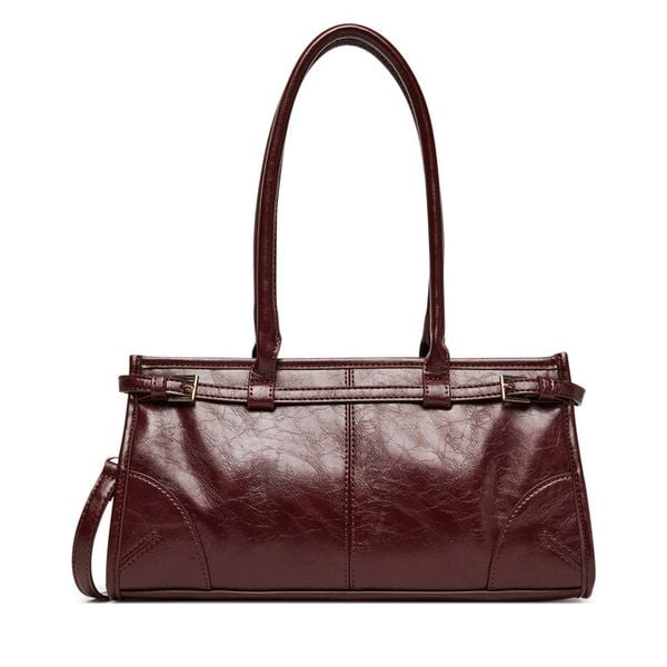 Torebka JENNY. Czerwone torebki do ręki damskie Jenny, bez wzorów, klasyczne, bez dodatków. Za 129.99 zł.