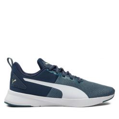 Buty do biegania Puma. Niebieskie buty sportowe dziewczęce Puma, bez wzorów, bez zapięcia, do biegania. Za 129.99 zł.