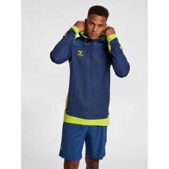 Bluza z kapturem Hummel hmlLEAD poly. Niebieskie buty sportowe męskie Hummel, bez zapięcia, na fitness i siłownię. W wyprzedaży za 154.00 zł.