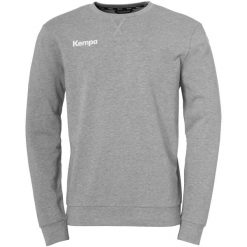 Sweter treningowy Kempa. Szare swetry przez głowę męskie Kempa, bez wzorów, bez kołnierzyka. Za 190.00 zł.