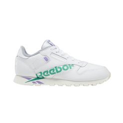Buty Reebok Classic Leather Białe. Białe obuwie sportowe damskie Reebok, bez wzorów, ze skóry, trekkingowe, Reebok Classic. Za 149.00 zł.
