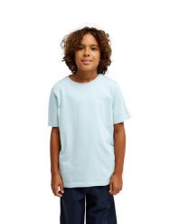 Koszulka z krótkim rękawem dla Chłopcy BASIC Niebieski. Niebieskie t-shirty dla chłopców Quiksilver, bez wzorów, z bawełny, bez ramiączek. Za 64.99 zł.