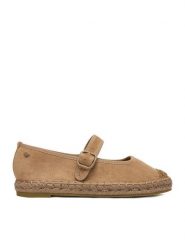 Roxy Espadryle CEO-WSS990-270 Beżowy. Brązowe espadryle damskie Roxy, bez wzorów, z materiału, bez obcasa, bez zapięcia. Za 129.99 zł.