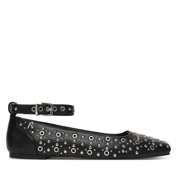 Baleriny REPLAY. Czarne baleriny damskie Replay, bez wzorów, bez obcasa. Za 289.99 zł.
