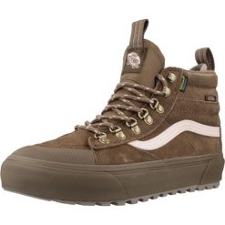 Trampki Vans Model Mte Sk8-hi Dr Waterpro Kolor Brązowy. Brązowe obuwie sportowe damskie Dr. Martens, bez wzorów, z tkaniny, trekkingowe. W wyprzedaży za 505.35 zł.