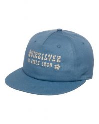 Czapka Snapback dla Mężczyzn QS FRASSNASSA Niebieski. Zielone czapki i kapelusze męskie Quiksilver, bez wzorów, z bawełny. Za 139.99 zł.