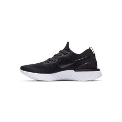 Buty do biegania Nike Epic React Flyknit 2 Noir/Blanc. Białe obuwie sportowe damskie Nike, bez wzorów, z materiału, do biegania. Za 487.40 zł.