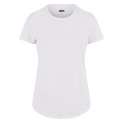 Damski jersey Urban Classics Sports. Białe koszulki sportowe damskie Urban Classics, bez wzorów, z jersey, bez kołnierzyka, bez ramiączek. Za 175.50 zł.