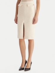 Babylon Spódnica midi S00601 Écru Regular Fit. Spódnice damskie Babylon, s, bez wzorów, z syntetyku, midi. Za 959.99 zł.