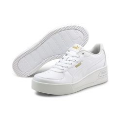 PUMA BUTY SKYE WEDGE 38075001. Białe obuwie sportowe damskie Puma, bez wzorów, z gumy, trekkingowe. Za 236.00 zł.