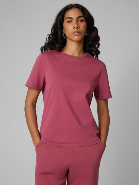 Жіночий T-shirt regular однотонний - бордовий. T-shirty damskie 4f, xs, bez wzorów, bez kołnierzyka. Za 899.90 zł.