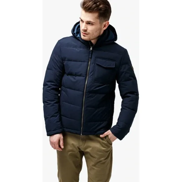 Timberland Kurtka South Twin Jacket , granatowy, rozmiar M. Niebieskie kurtki męskie Timberland, na zimę, m, bez wzorów, z bawełny, bez kaptura. W wyprzedaży za 899.99 zł.