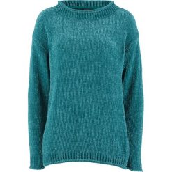 Sweter z szenili bonprix kobaltowy. Swetry damskie marki KALENJI. Za 37.99 zł.