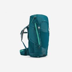 Plecak turystyczny dla dzieci MH500 40 l + 10 l. Niebieskie torby i plecaki dziecięce QUECHUA, z materiału. Za 249.99 zł.