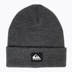 Czapka zimowa męska Quiksilver Brigade Beanie. Szare czapki i kapelusze męskie Quiksilver, na zimę, bez wzorów, z materiału, eleganckie. Za 129.99 zł.