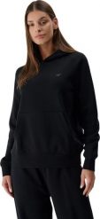 Bluza damska 4F F1764 czarna 4FWMM00TSWSF1764 20S S. Czarne bluzy damskie 4f, s, bez wzorów, bez kaptura. Za 170.18 zł.