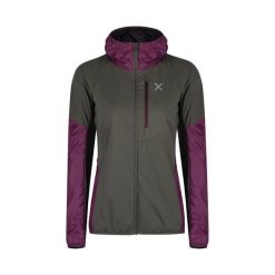Damska kurtka z kapturem Montura Alpha Evo. Zielone kurtki damskie MONTURA, bez wzorów, z kapturem, wspinaczkowe. W wyprzedaży za 841.50 zł.