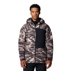 Kurtka narciarska męska Columbia Winter District III Printed. Brązowe kurtki męskie Columbia, m, bez wzorów, bez kaptura, narciarskie. Za 899.99 zł.