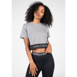 Damski crop top Gorilla Wear Colby. Szare obuwie sportowe damskie GORILLA WEAR, bez wzorów, na fitness i siłownię. Za 232.50 zł.