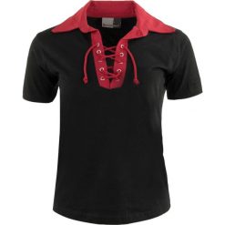 Damska koszulka polo Promodoro Retro Polo czarna. Czarne koszulki sportowe damskie GOLF, bez wzorów, z bawełny, bez kołnierzyka, bez ramiączek, na golfa. Za 45.40 zł.