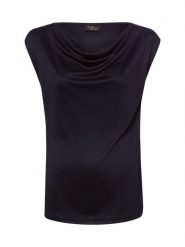 S.Oliver BLACK LABEL Koszulka Kobiety wiskoza niebieski, 38. Czarne t-shirty damskie s.Oliver BLACK LABEL, s, bez wzorów, z tkaniny, eleganckie, bez kołnierzyka. Za 179.95 zł.