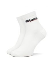 Off-White Skarpety długie OWRA018R21KNI Biały. Białe skarpety damskie OFF-WHITE, bez wzorów, z bawełny. Za 129.99 zł.