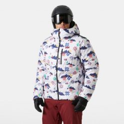 Kurtka puchowa Helly Hansen Kvitfjell. Białe kurtki sportowe męskie Helly Hansen, na zimę, m, bez wzorów, z puchu, narciarskie. W wyprzedaży za 1,480.00 zł.