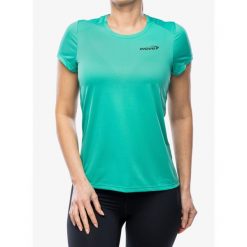 Koszulka biegowa damska Inov-8 Performance Short Sleeve. Zielone koszulki sportowe damskie Inov-8, bez wzorów, bez kołnierzyka, bez ramiączek. Za 140.99 zł.