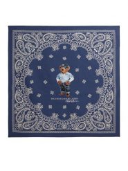 Polo Ralph Lauren Apaszka 449P11847001 Granatowy. Niebieskie rękawiczki męskie Polo Ralph Lauren, bez wzorów, z bawełny. Za 469.99 zł.