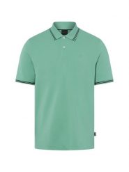 Bugatti koszulka polo Mężczyźni Bawełna (100%) zielony, XL. Zielone koszulki sportowe męskie Bugatti, m, bez wzorów, z bawełny, bez kołnierzyka, bez ramiączek. Za 139.95 zł.
