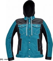 NEURUM CLASSIC kurtka z kapturem - męskia kurtka robocza, odpinany kaptur, 4 kieszenie, elastyczna tkanina Trifibetex połączona z - morski 46. Zielone kurtki męskie CERVA, m, bez wzorów, z tkaniny, z kapturem. Za 326.20 zł.
