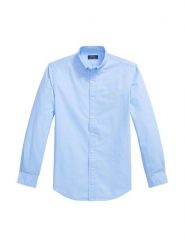 Polo Ralph Lauren Koszula 710805564509 Niebieski Regular Fit. Niebieskie koszule męskie Polo Ralph Lauren, m, bez wzorów, z bawełny, bez kołnierzyka, bez ramiączek. Za 689.99 zł.