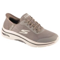 Buty sportowe męskie, Slip-ins: Arch Fit 2.0 - Simplicity 2. Brązowe buty sportowe męskie Skechers, bez zapięcia. Za 449.99 zł.