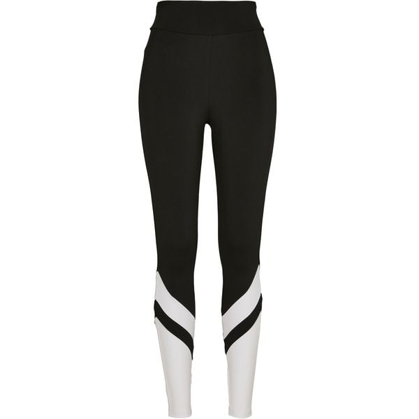 Legginsy damskie Urban Classics arrow high waist (grandes tailles). Białe legginsy damskie Urban Classics, bez wzorów, z podwyższonym stanem. Za 171.50 zł.