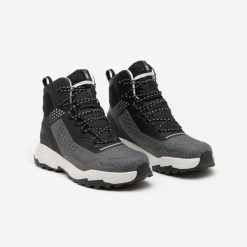 Buty turystyczne męskie Quechua MH900 wodoodporne. Czarne trekkingi męskie QUECHUA, na zimę, przed kolano, trekkingowe. Za 399.99 zł.