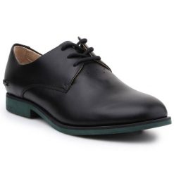Buty Lacoste Cambrai 316 2 Caw 7-32CAW0108024 czarne. Czarne półbuty damskie bez wzorów, z gumy, bez obcasa, bez zapięcia. Za 667.75 zł.