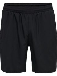 Szorty Hummel Move Grid. Czarne krótkie spodenki sportowe męskie Hummel, xl, bez wzorów, z elastanu, na fitness i siłownię. Za 194.50 zł.