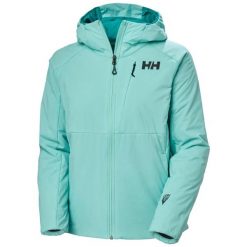 Damska kurtka turystyczna Helly Hansen Odin 2.0. Niebieskie kurtki snowboardowe damskie Helly Hansen, bez wzorów, bez kaptura, narciarskie. Za 1,097.00 zł.