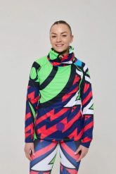 Damska koszulka termoaktywna z wysokim dekoltem Fresh Prince X. Zielone koszulki sportowe damskie OOSC, m, bez wzorów, z materiału, bez kołnierzyka, bez ramiączek, na fitness i siłownię. Za 294.99 zł.