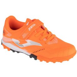 Buty piłkarskie turfy chłopięce, Powerful Jr 26 POJS TFV. Czerwone buty sportowe chłopięce Joma, bez wzorów, bez zapięcia, do piłki nożnej. Za 159.99 zł.