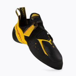 Buty wspinaczkowe męskie La Sportiva Solution Comp 2024. Żółte buty sportowe męskie La Sportiva, bez zapięcia, wspinaczkowe. Za 709.99 zł.