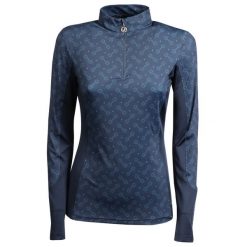 Damska koszulka do jazdy konnej Harry's Horse Just Ride Retro. Niebieskie t-shirty damskie HARRYS HORSE, s, bez wzorów, retro, bez kołnierzyka. Za 242.00 zł.