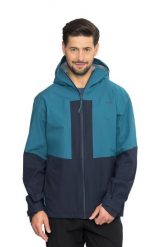 Kurtka trekkingowa męska Numani. Niebieskie kurtki męskie Viking, na zimę, l, bez wzorów, z hardshellu, z kapturem. Za 499.90 zł.